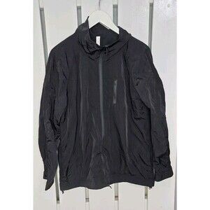 The Group Babaton Aritzia Biles Nylon Anorak Black Jacket Lightweight‎ 2 Small